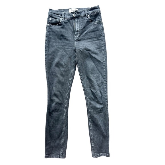 Reformation Denim - Reformation Jeans Black High Rise Skinny‎ Leg Denim Women's Size 25